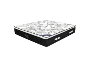 Matelas 140x190 cm <strong>HOMYFRANCE</strong>  <strong></strong> Ressorts ensachés soutien Ferme épaisseur 30 cm