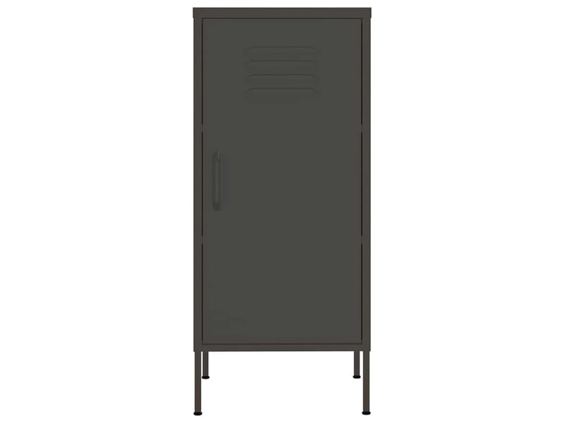  Armoire de rangement, rangement bureau anthracite 42,5x35x101,5 cm acier shl7292  - Conforama C