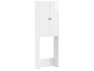 Armoire de toilette alkmaar blanc brillant 66x25.5x190 cm