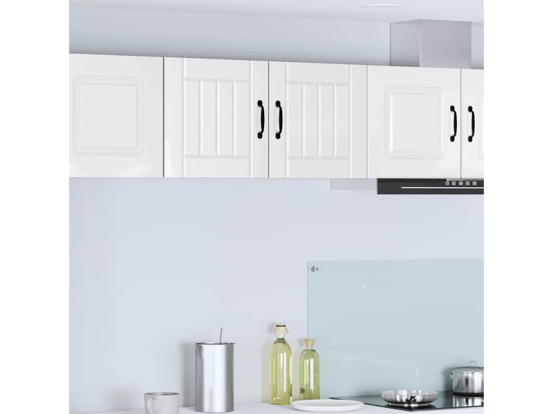  Meuble mural de cuisine, armoire de cuisine blanc brillant 40x31x40cm shl5651  - Conforama B