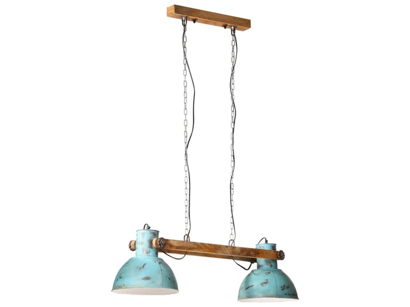  Lampe suspendue, suspension luminaire 25 w bleu délavé 85x28x109 cm e27  - Conforama A