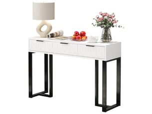 Table basse rectangulaire coloris noir <strong></strong> <strong></strong> - 36 cmx120 cm