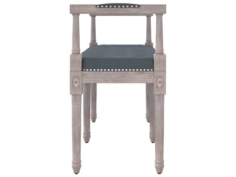  Banc chambre, banc de lit gris foncé 110x40x70 cm velours  - Conforama D