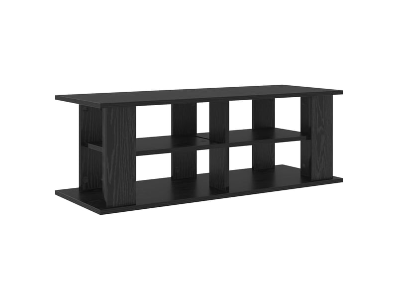  Support de télévision chêne noir 96x35x33,5 cm  - Conforama A