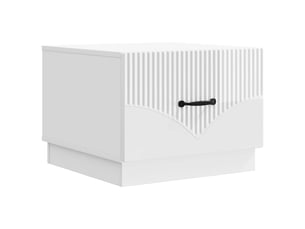 Table basse rectangulaire coloris blanc  