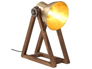 Lampe de bureau 25 w laiton antique 30x17x40 cm e27
