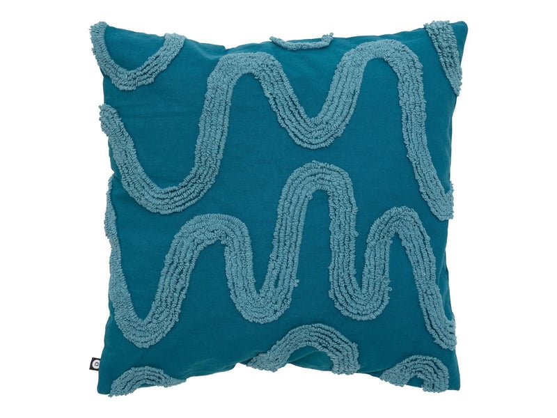  Coussin homy carré 45x45cm bleu HOMY - Conforama A