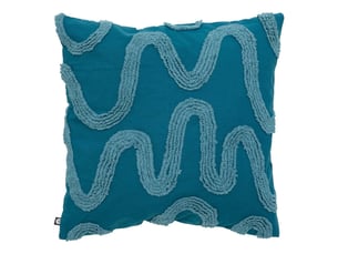 Coussin homy carré 45x45cm bleu
