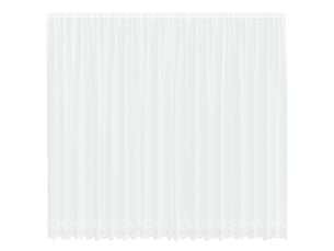 Rideau en dentelle, rideau ajouré, voilage blanc 260 x 500 cm polyester cf43769