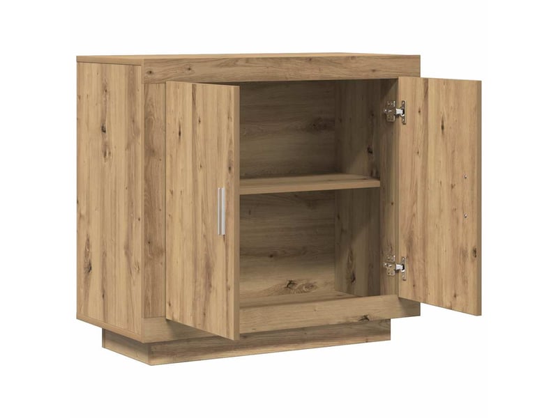  Buffet - bahut - meuble de rangement chêne artisanal 80x40x75 cm bois d'ingénierie  - Conforama D