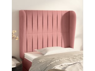 Tete de lit A poser largeur 93 cm rose