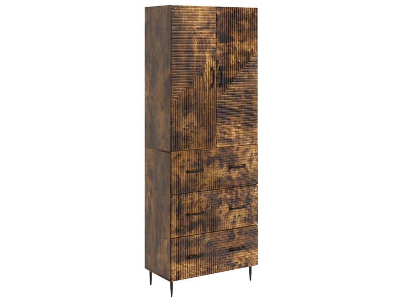 Ensemble de meubles 2 pcs, rangement de salon 66 x 34,5 x 90 cm bois d'ingénierie shl1871 - Conforama A