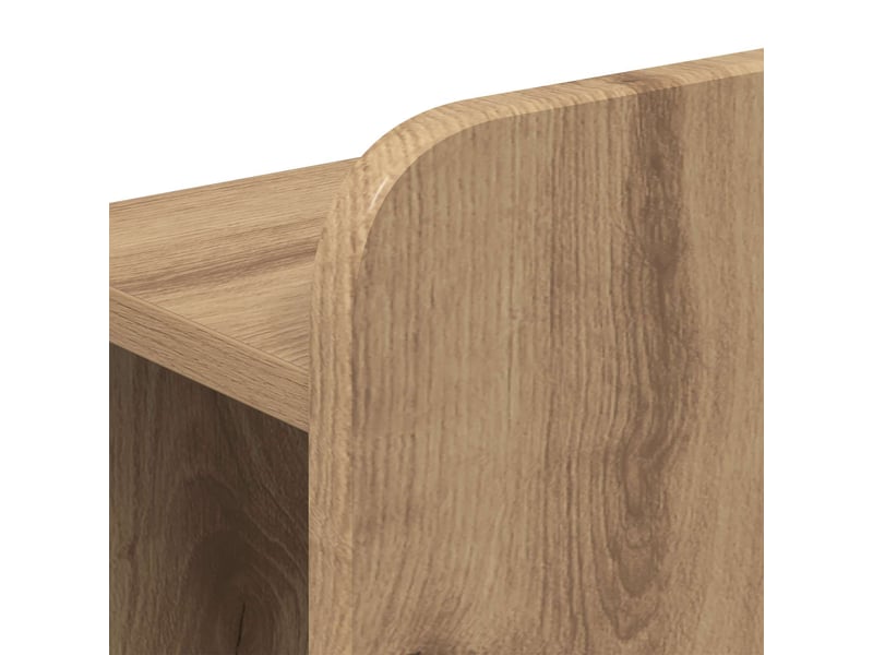  Lit simple- lit adulte -  cadre de lit avec rangement chêne artisanal 80 x 200 cm  - Conforama D