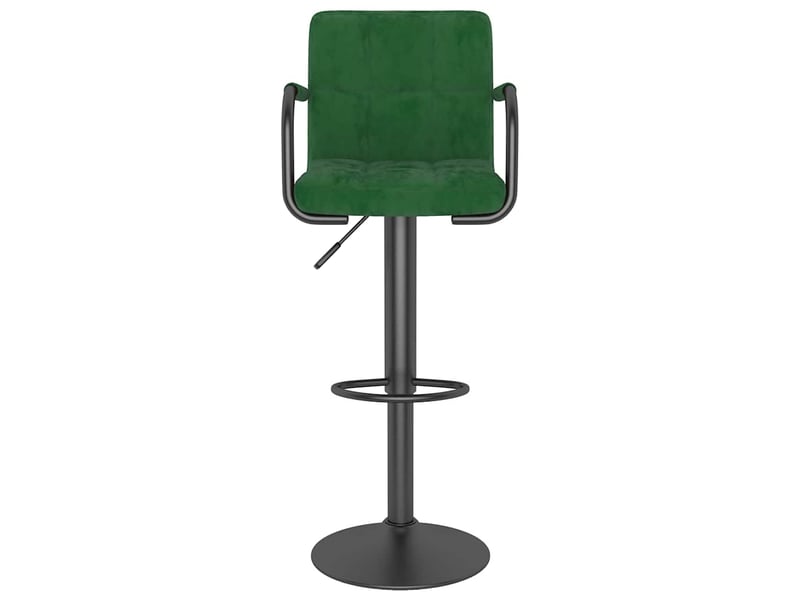  Tabouret de bar, chaise de bar vert foncé velours shl27169  - Conforama C