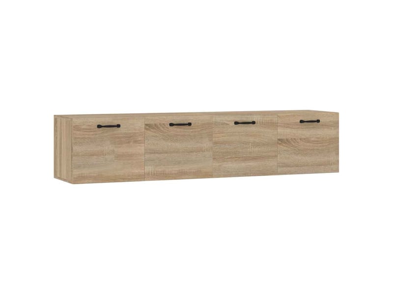  Armoires murales 2 pcs, meuble de rangement salon chêne sonoma 60x36,5x35 cm  - Conforama A