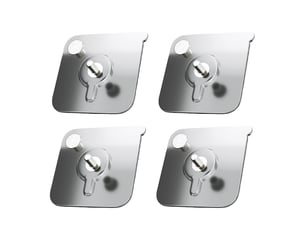 4pcs crochets muraux autocollants, porte-penderie pour salle de bain
