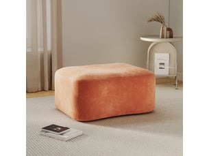 Pouf / repose pied <strong>TCQPZ</strong> <strong></strong> orange