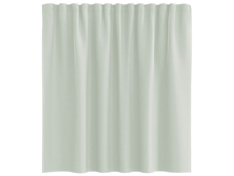  Lot de 2 rideaux en voile, voilages à œillets gris clair cf44265  - Conforama D
