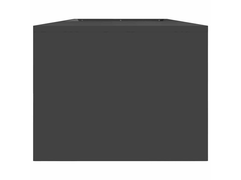  Brasero exterieur, foyer noir 160x45x35 cm acier patiné  - Conforama E