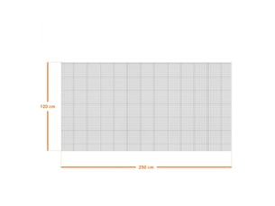 Moustiquaire découpable, ajustable pour porte ou fenêtre - 120 x 250 cm - blanc