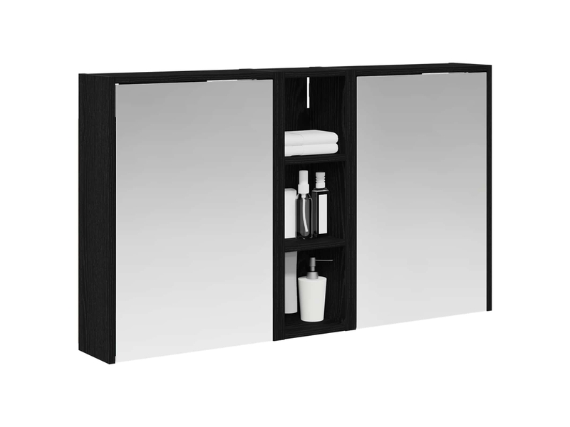  Ensemble de meubles de salle de bain 3 pcs 106x16x62.5 cm shl4079  - Conforama C
