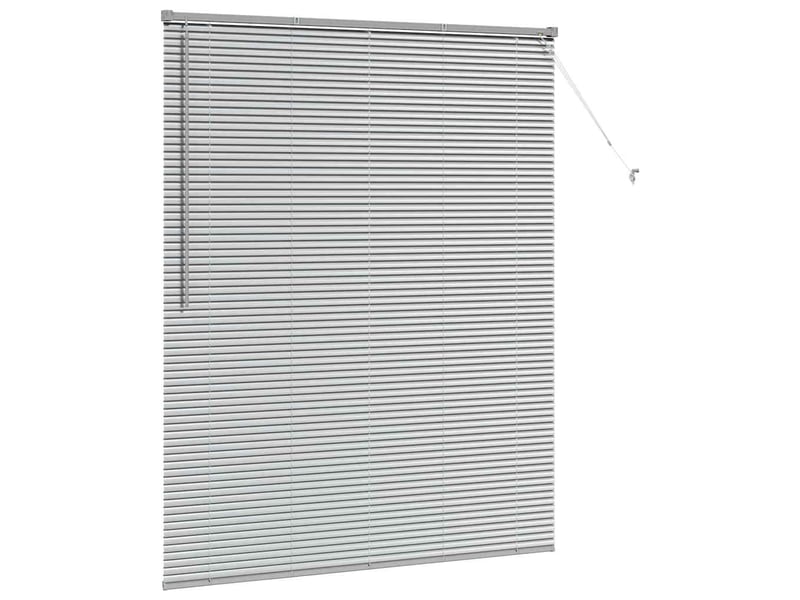 Store vénitien, store de fenêtre argenté 175 x 145 cm 25 mm aluminium cf47571 - Conforama E