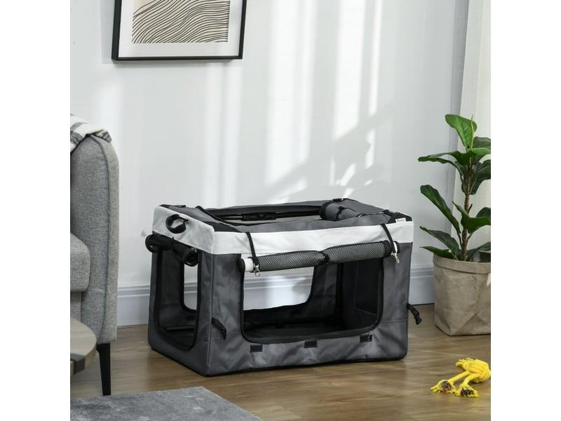  Poussette pour enfant pliable 81 x 58 x 97,5 cm – gris, noir et blanc – nacelle amovible transportable  - Conforama B