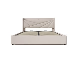 Lit coffre 160x200 cm HAUSS SPOLE   coloris beige