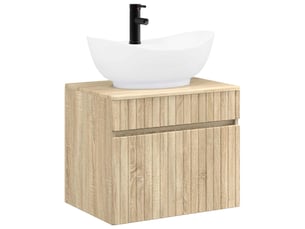 Ensemble de mobilier de salle de bain chêne sonoma cf64661