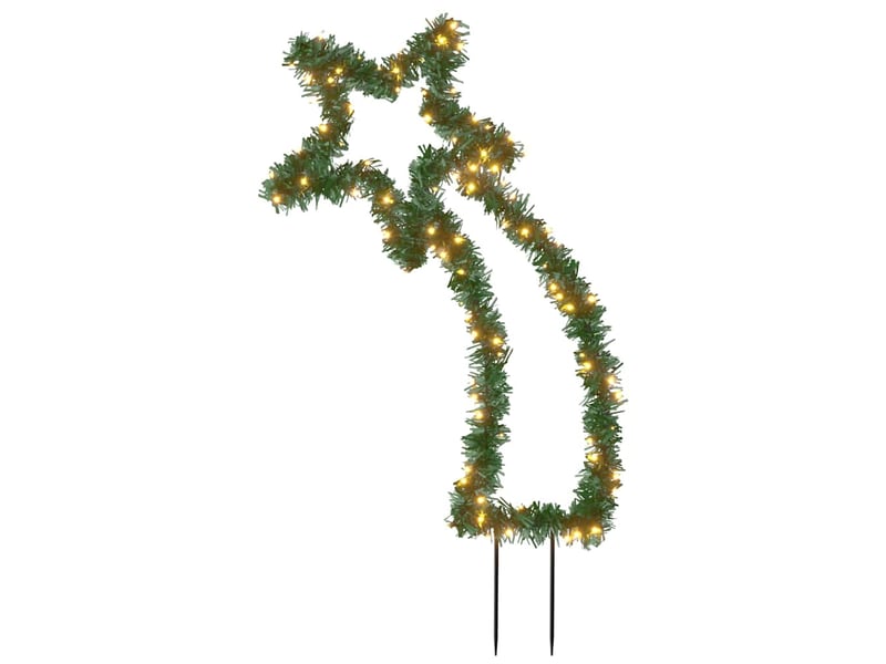  Décoration lumineuse météore de noël avec piquets 115 led 89 cm  - Conforama A