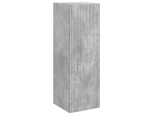 Cabinet salle de bain mural, meuble de rangement gris béton 33x34.5x100 cm shl5372