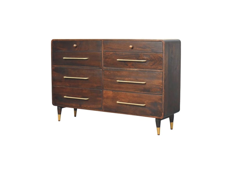  Artisan furniture commode valenza en bois massif, 6 tiroirs  - Conforama B