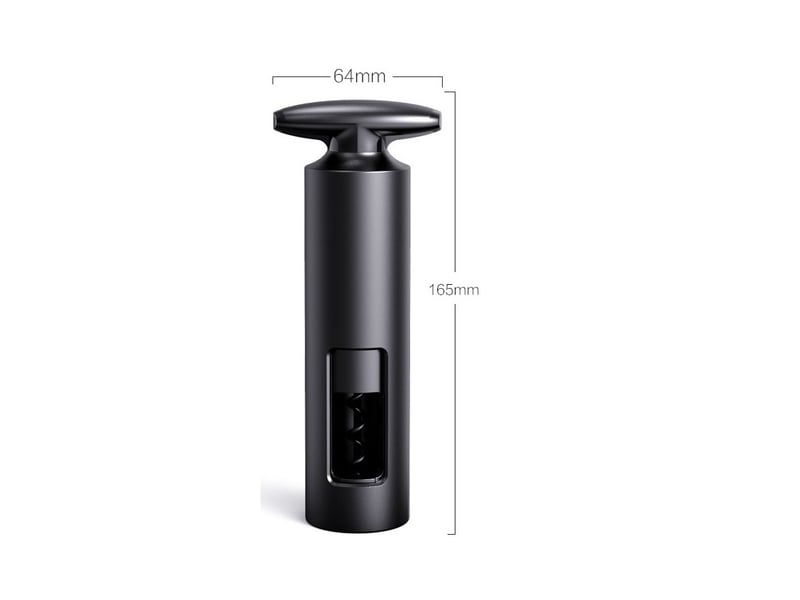  Tire-bouchon gamme classic en plastique noir – 4.1 x 6.4 x 16.5cm  - Conforama B