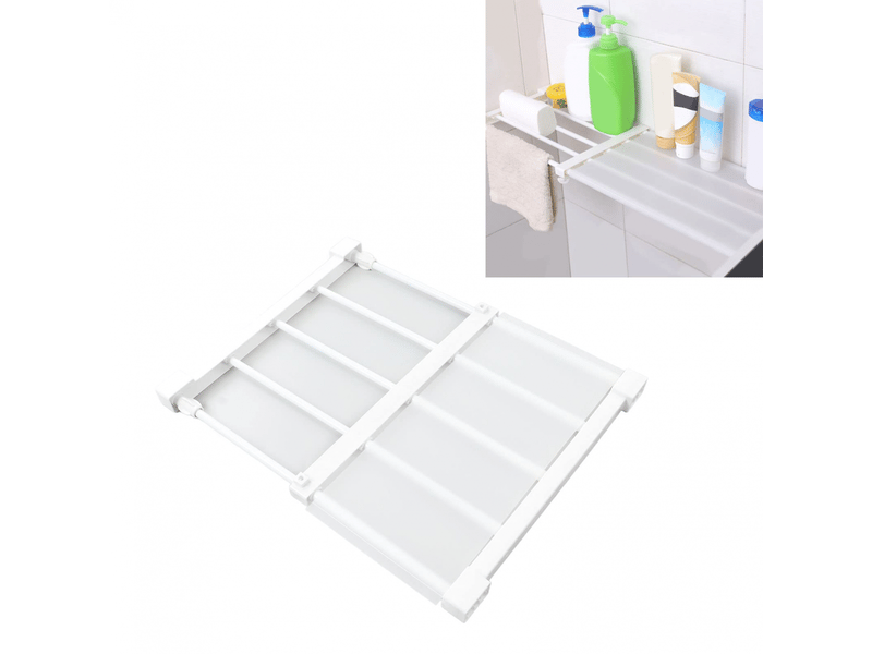  Étagère à tige de tension de 14,2 pouces de large, support de rangement extensible pour armoire, garde-robe (nestnicheqcps4y3d0f-11)  - Conforama C