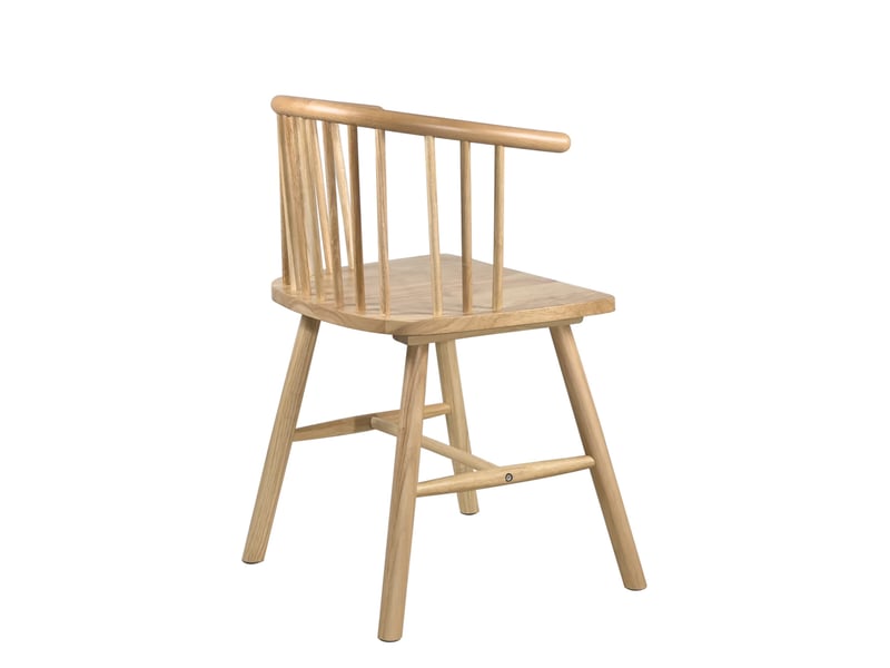  Chaise bistrot mino style windsor en bois massif finition claire avec dossier à barreaux 436-MINO - Conforama D