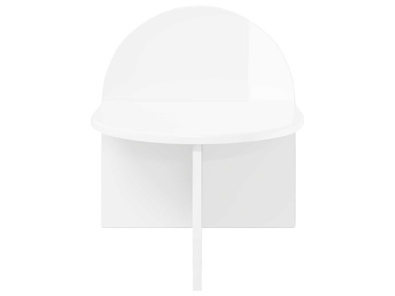  Table de chevet - cabinet de chevet - table de nuit 2 pc blanc brillant 40 x 35,5 x 45,5 cm  - Conforama E