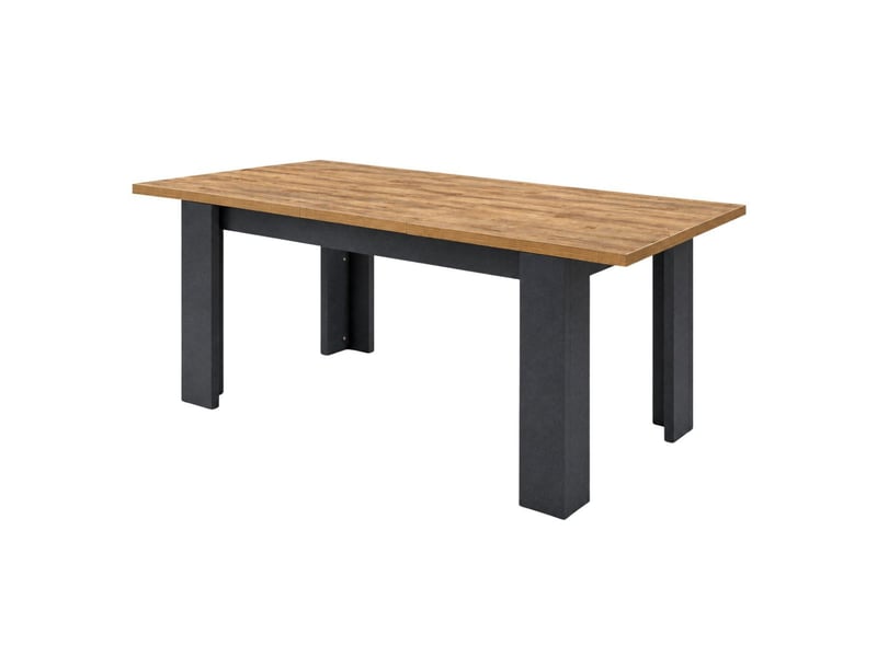  Table allongeable 180230cm aspect bois denver pieds anthracite - colt COLT - Conforama C