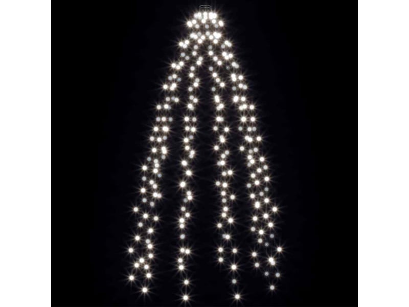  Guirlande lumineuse d'arbre de noël 250 led blanc froid 250 cm  - Conforama E