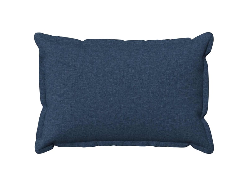  Lot de 6 housses de coussin houten bleu 50 x 70 cm lin synthétique cf49956  - Conforama A