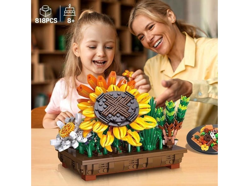  Kit de construction 2 en 1 bonsai floral ou fleur de table 818 pieces multicolores modeles a et 2 en 1 151498_AAAIG27829_6_DROPFR - Conforama D