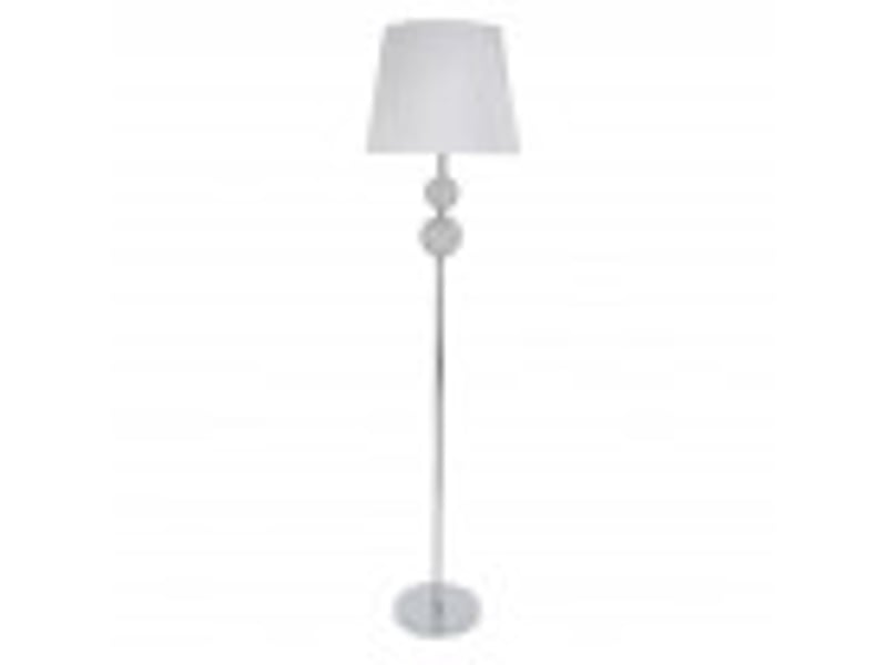  Lampadaire fabrilamp bogota e27 coloris chromé blanc 160 x 38 x 38 cm 201541020 - Conforama B