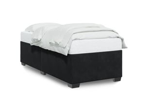 Lit simple 100x200 cm coloris noir