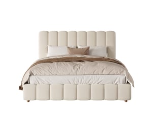 Lit 2 places 200x200 cm MODFU coloris beige