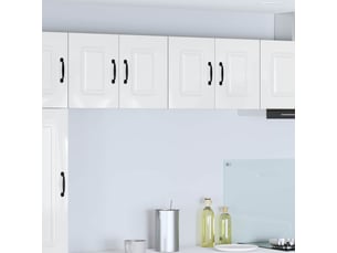 Meuble mural de cuisine | armoire de cuisine blanc brillant 60x31x40cm shl2610