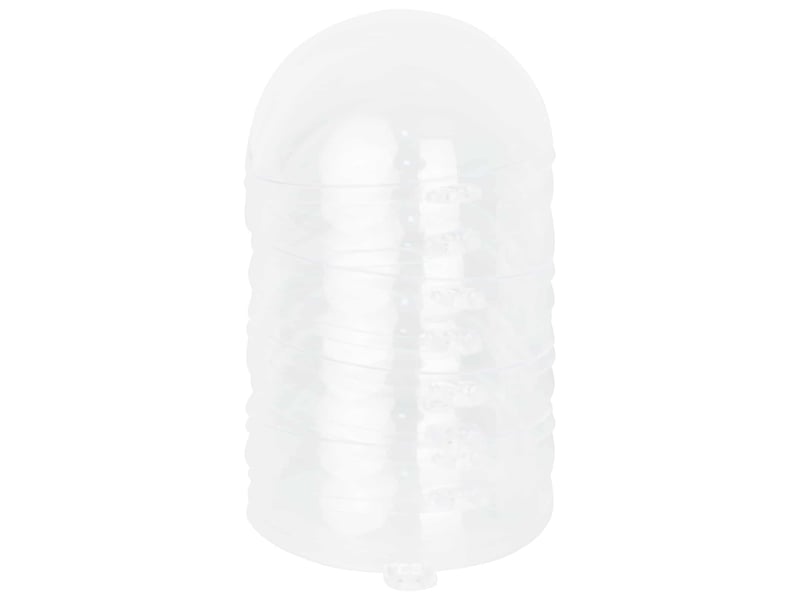  Ensemble de boules de noël 50 pcs transparent ø 5 cm plastique  - Conforama E