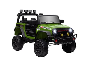 Buggy 4x4 voiture électrique enfant utv avec télécommande 2.4ghz 2 moteurs 12 v vert