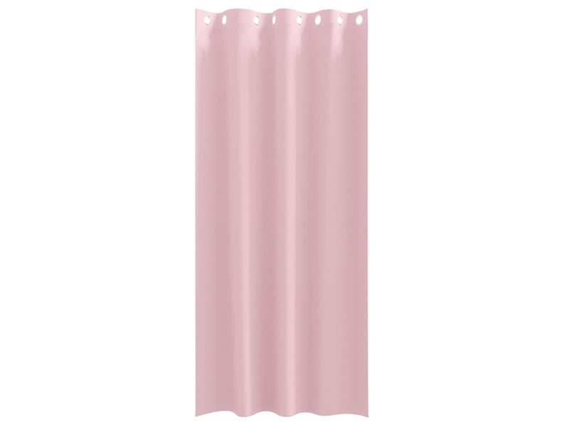  Lot de 2 rideaux occultants, rideaux black-out avec anneaux rose bébé 260 x 140 cm cf44754  - Conforama D
