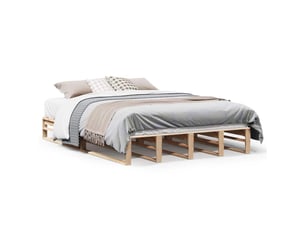 Lit 2 places 120x190cm    coloris marron