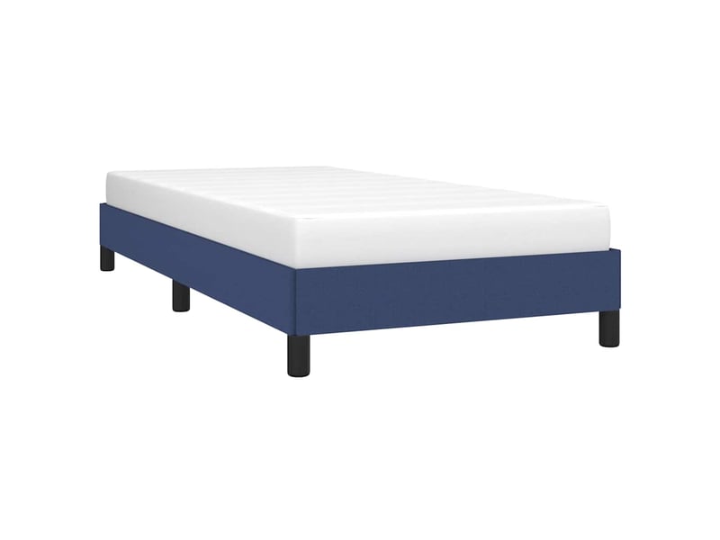  Lit simple- lit adulte -  cadre de lit sans matelas bleu 80x200 cm tissu  - Conforama B