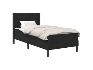 Lit simple 100x200 cm coloris noir